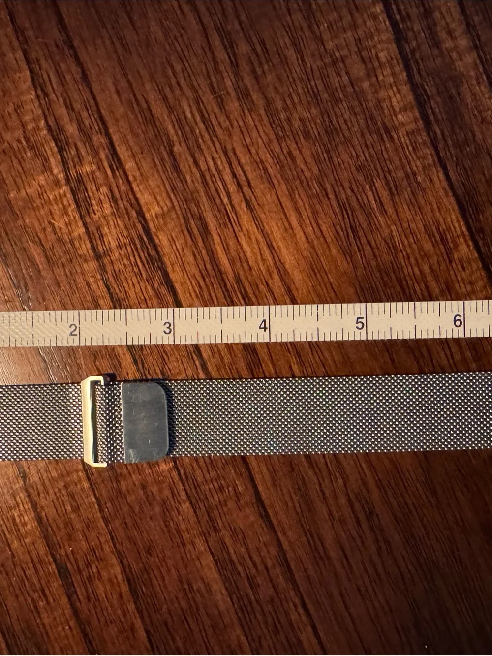 Magnetic Stainless Steel Mesh Band for Apple Watch - Silver